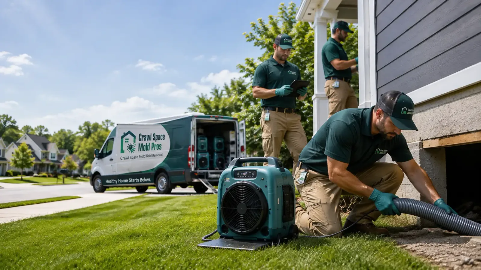 Crawl Space Mold Removal in Oakdale, NY